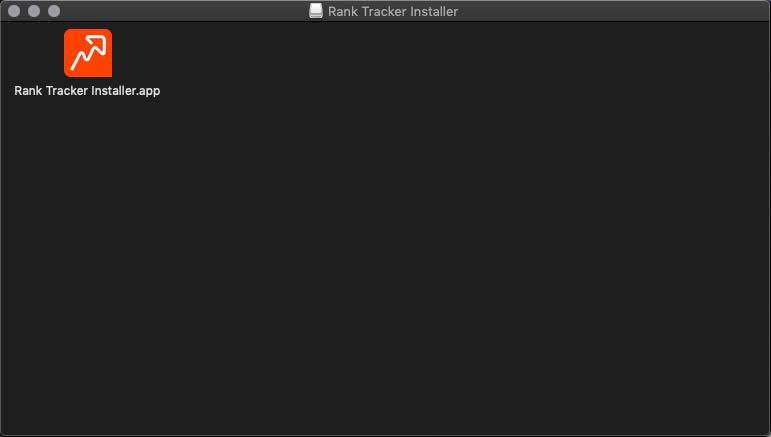 Rank Tracker：インストールファイル