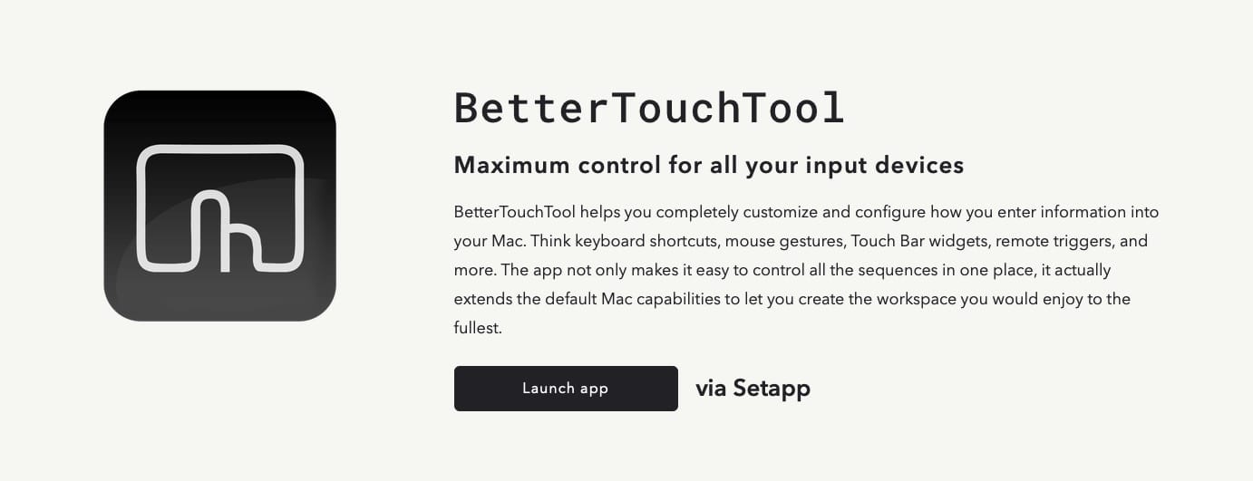 BetterTouchTool