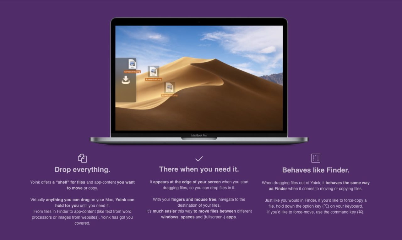 Yoinkレビュー Macのドラッグ ドロップが別次元になる神アプリ